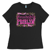 Black Western Somebody's Problem Ladies Tee - LillyAllenDesigns
