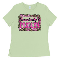 Matcha Western Somebody's Problem Ladies Tee - LillyAllenDesigns