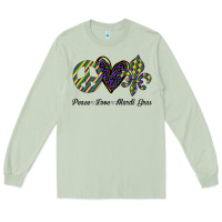 Matcha mardi gras love peace Long Sleeve Tee - Bettercallsaul