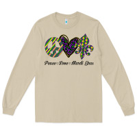 Mushroom mardi gras love peace Long Sleeve Tee - Bettercallsaul