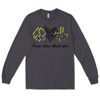 Smoke mardi gras love peace Long Sleeve Tee - Bettercallsaul