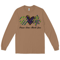 Toasted Coconut mardi gras love peace Long Sleeve Tee - Bettercallsaul