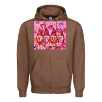 Chestnut Love gnomies with gift boxes tumbler Zipper Hoodie - HowdyJamesFarm