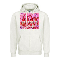 Oatmeal Heather Love gnomies with gift boxes tumbler Zipper Hoodie - HowdyJamesFarm