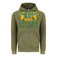 Vintage Olive Bad And Boozy St. Patricks Vintage Hoodie - BundleAndBundleShop