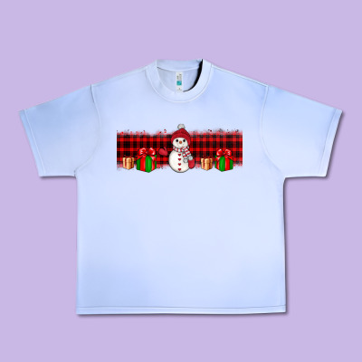 Christmas Snowman Urban Heavy Tee Designed By Jahusdesignshop