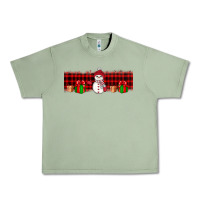 Oil Green Christmas snowman Urban Heavy Tee - JahusDesignShop