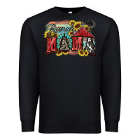 Black Ranch mama Motthaer's Day Premium Sweatshirt - FaDigitalArtStudio