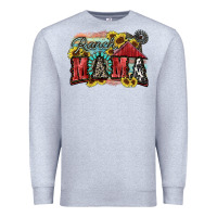 Heather Grey Ranch mama Motthaer's Day Premium Sweatshirt - FaDigitalArtStudio