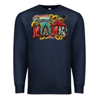 Navy Ranch mama Motthaer's Day Premium Sweatshirt - FaDigitalArtStudio