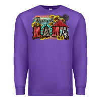 Purple Ranch mama Motthaer's Day Premium Sweatshirt - FaDigitalArtStudio