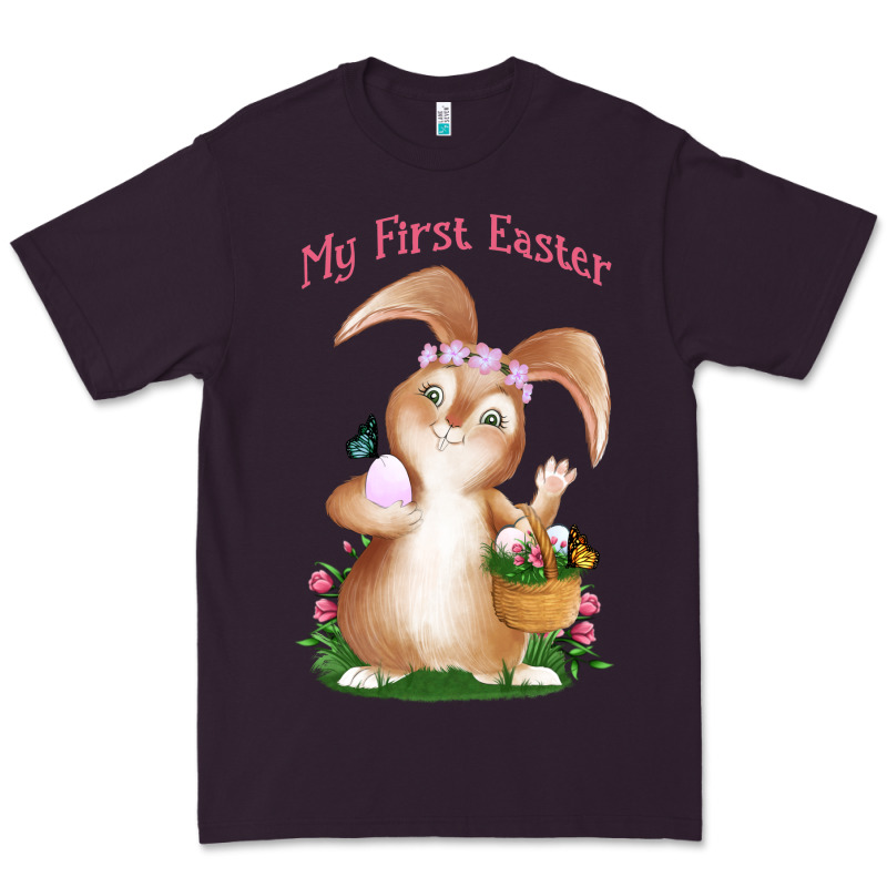 Babies First Easter Girls Premium Tee by Jasminsmagicworld | Teevron