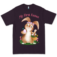 Plum Babies First Easter Girls Premium Tee - Jasminsmagicworld