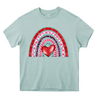 Valentine's Day Rainbow Heavy Core Tee | Teevron