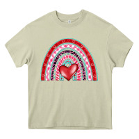 Mossy valentine's day rainbow Heavy Core Tee - BarkalooDesign