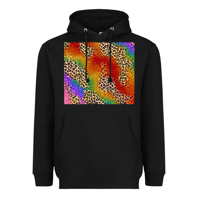 Pride Rainbow Leopard Design Heavyweight Hoodie by FaDigitalArtStudio | Teevron