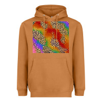 Meerkat Pride rainbow leopard design Heavyweight Hoodie - FaDigitalArtStudio