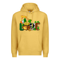 St. Patrick's Love And Golds Premium Hoodie | Teevron