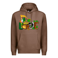 Chestnut St. Patrick's Love and golds Premium Hoodie - OliviaCreatesArt