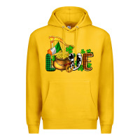 Lemon St. Patrick's Love and golds Premium Hoodie - OliviaCreatesArt