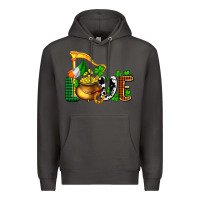 Smoke St. Patrick's Love and golds Premium Hoodie - OliviaCreatesArt