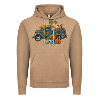 Vintage Coffee western pumpkin farm truck Vintage Hoodie - RanaPortraitStore