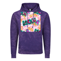 Cloud Purple Breast Cancer Awareness Mom With Leopard Patterns Vintage Hoodie - BundleAndBundleShop