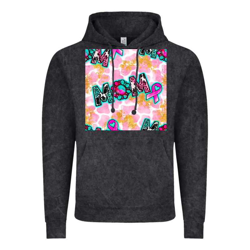 Breast Cancer Awareness Mom With Leopard Patterns Vintage Hoodie by BundleAndBundleShop | Teevron
