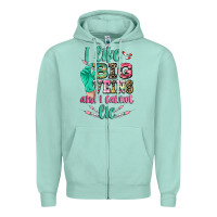Seafoam i like big veins and i cannot lie Zipper Hoodie - CowGirlArtShop