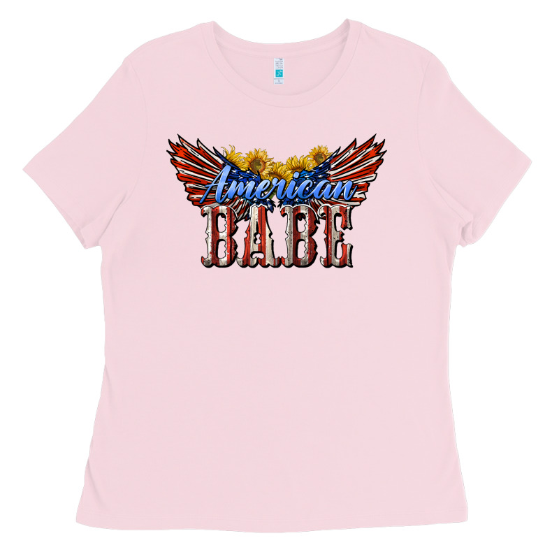 American Babe With Sunflowers Ladies Tee by LillyAllenDesigns | Teevron
