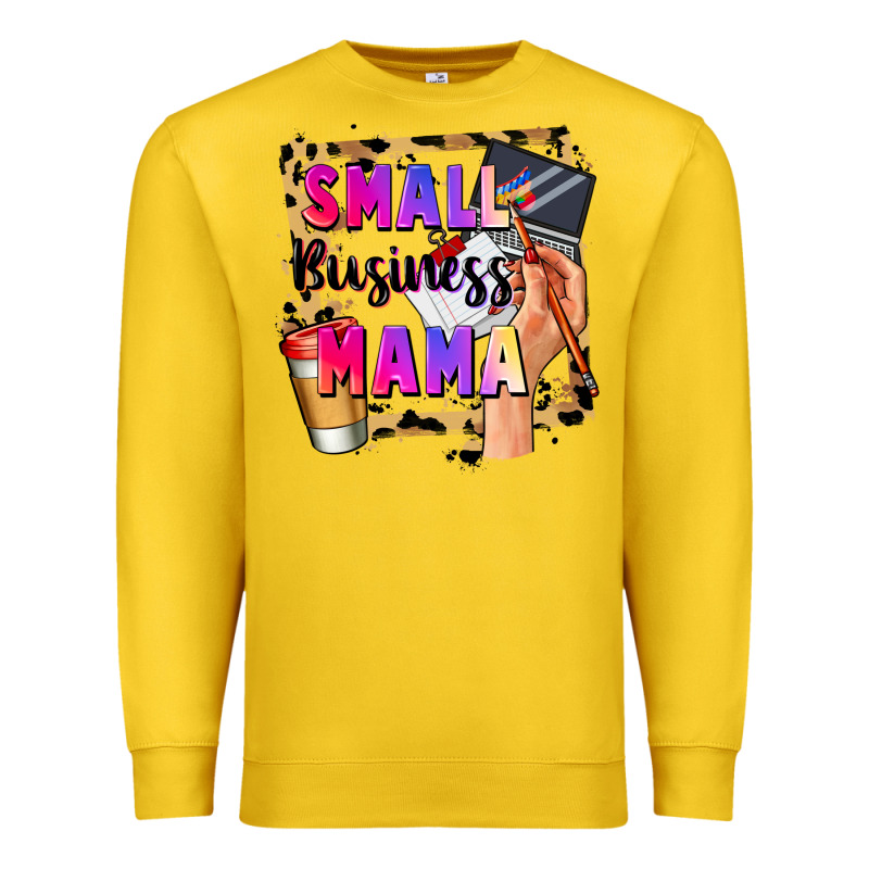 Small Business Mama Mother's Day Premium Sweatshirt by FaDigitalArtStudio | Teevron