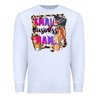 White Small business mama Mother's Day Premium Sweatshirt - FaDigitalArtStudio