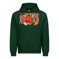 Forest Green basketball mama Urban Hoodie - CowhideDigitalArt