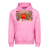 Fuchsia Pink basketball mama Urban Hoodie - CowhideDigitalArt