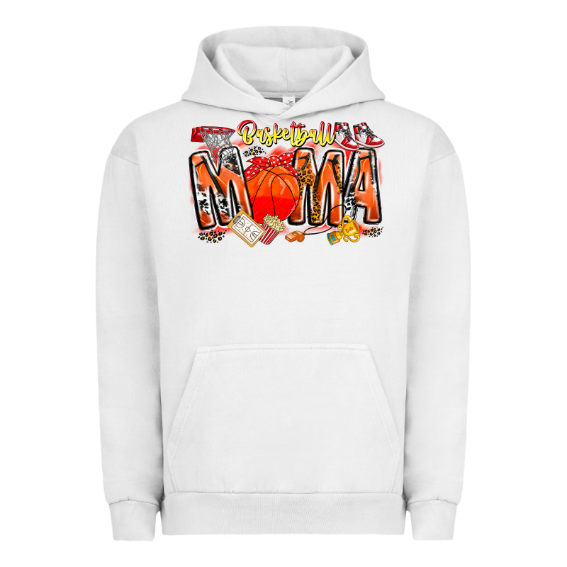 Basketball Mama Urban Hoodie by CowhideDigitalArt | Teevron
