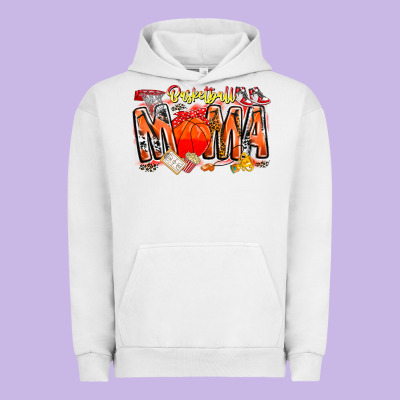 Basketball Mama Urban Hoodie Designed By Cowhidedigitalart