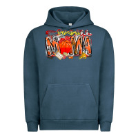 Pigment Midnight Navy basketball mama Urban Hoodie - CowhideDigitalArt