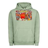 Pigment Oil Green basketball mama Urban Hoodie - CowhideDigitalArt