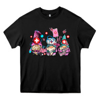 Black nurse gnomes Heavy Core Tee - AdoDesignShop