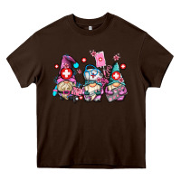 Chocolate Brown nurse gnomes Heavy Core Tee - AdoDesignShop