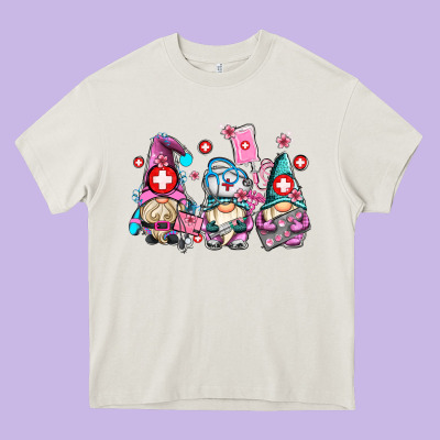 Nurse Gnomes Heavy Core Tee Designed By Adodesignshop