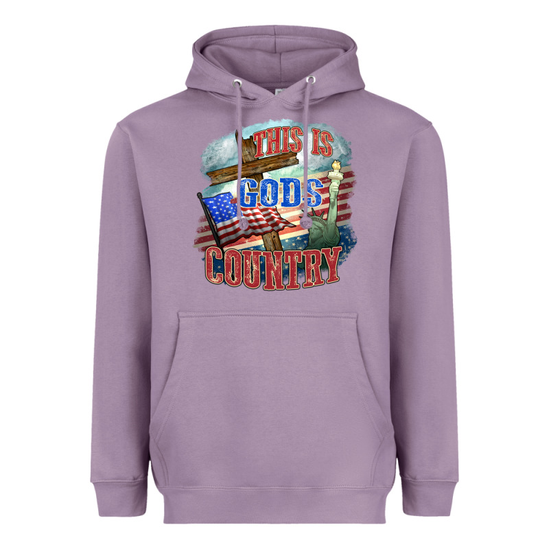 This Is Gods Country Heavyweight Hoodie by FaDigitalArtStudio | Teevron