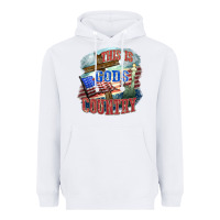 White This is gods country Heavyweight Hoodie - FaDigitalArtStudio