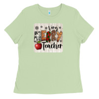 Matcha very merry teacher christmas coaster Ladies Tee - Jasminsmagicworld