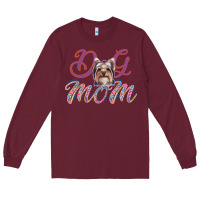 Burgundy Dog Mom Long Sleeve Tee - Bettercallsaul