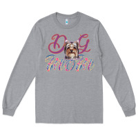 Heather Grey Dog Mom Long Sleeve Tee - Bettercallsaul
