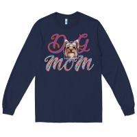 Navy Dog Mom Long Sleeve Tee - Bettercallsaul