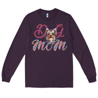 Plum Dog Mom Long Sleeve Tee - Bettercallsaul