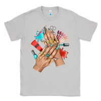 Moon Dust Western Nail Art With Nail Material Bbs Classic Tee - BundleAndBundleShop
