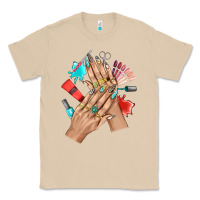 Mushroom Western Nail Art With Nail Material Bbs Classic Tee - BundleAndBundleShop